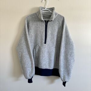 Vintage ALTRA Boulder Colorado Fleece Sweatshirt Gray Long Sleeve Size Medium